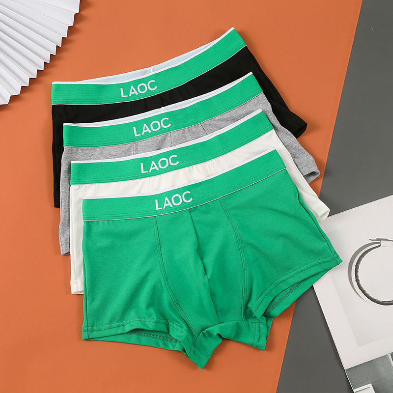 M-XXL Chiloți pentru bărbați Pantaloni scurți confortabili Boxeri cu talie mijlocie Lenjerie de corp cu litere Boxer fără sudură Chiloți sport pentru băieți Boxeri