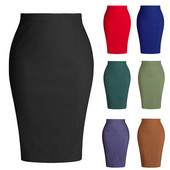 SISHION Stretch Bodycon Γυναικεία μονόχρωμη μαύρη φούστα SS0028 Κομψή σχισμένη πλάτη Pencil Wear OL Γυναικείες φούστες εργασίας 2023