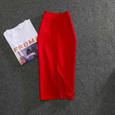 2023. Nove ženske pencil suknje, jednobojne pur visokog struka, uske djevojke, ljetne uredske dame, elastične ženske seksi tube Faldas PL211