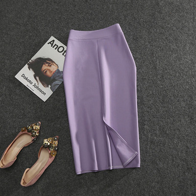 2023. Nove ženske pencil suknje, jednobojne pur visokog struka, uske djevojke, ljetne uredske dame, elastične ženske seksi tube Faldas PL211