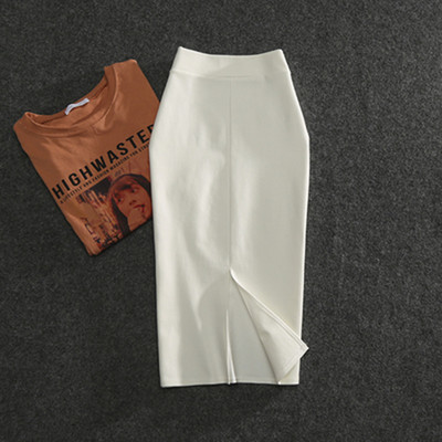 2023. Nove ženske pencil suknje, jednobojne pur visokog struka, uske djevojke, ljetne uredske dame, elastične ženske seksi tube Faldas PL211