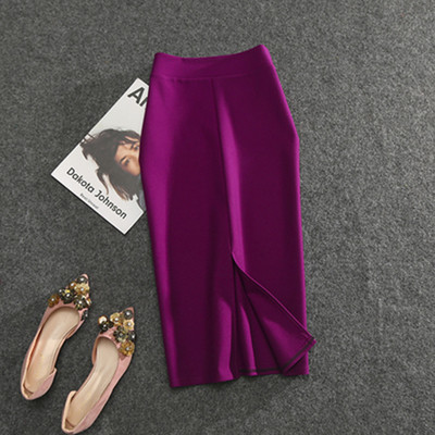 2023. Nove ženske pencil suknje, jednobojne pur visokog struka, uske djevojke, ljetne uredske dame, elastične ženske seksi tube Faldas PL211