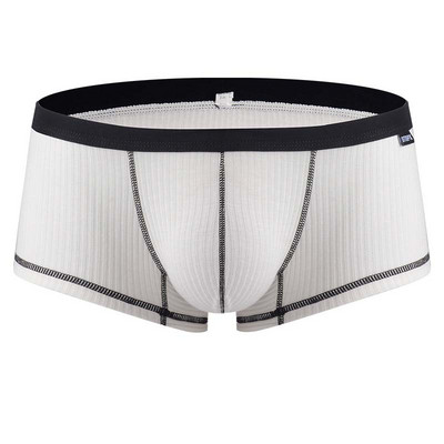 Άνευ ραφής Εσώρουχα Ανδρικά Μπόξερ Σορτς Breathable Modal 3D Crotch Boxer Μεγάλη θήκη πέους Εσώρουχα Σορτς Σλιπ Σώβρακο Ανδρικό