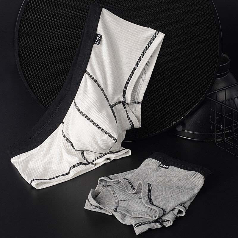 Άνευ ραφής Εσώρουχα Ανδρικά Μπόξερ Σορτς Breathable Modal 3D Crotch Boxer Μεγάλη θήκη πέους Εσώρουχα Σορτς Σλιπ Σώβρακο Ανδρικό