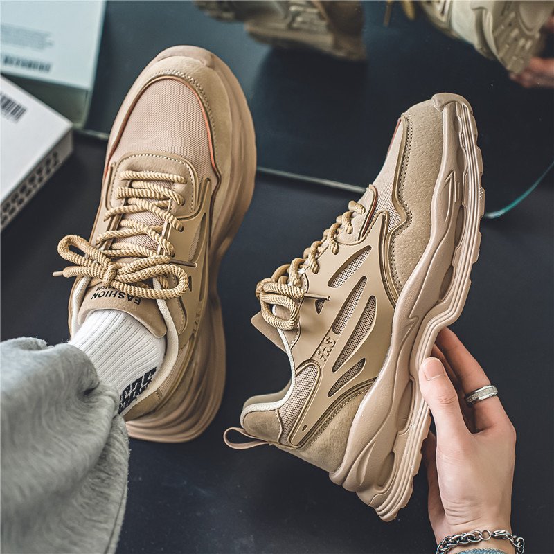 Nove muške tenisice Modne muške cipele za slobodno vrijeme Four Seasons Ventilate Zapatos Para Hombres Protuklizne muške cipele za trčanje s debelim potplatom