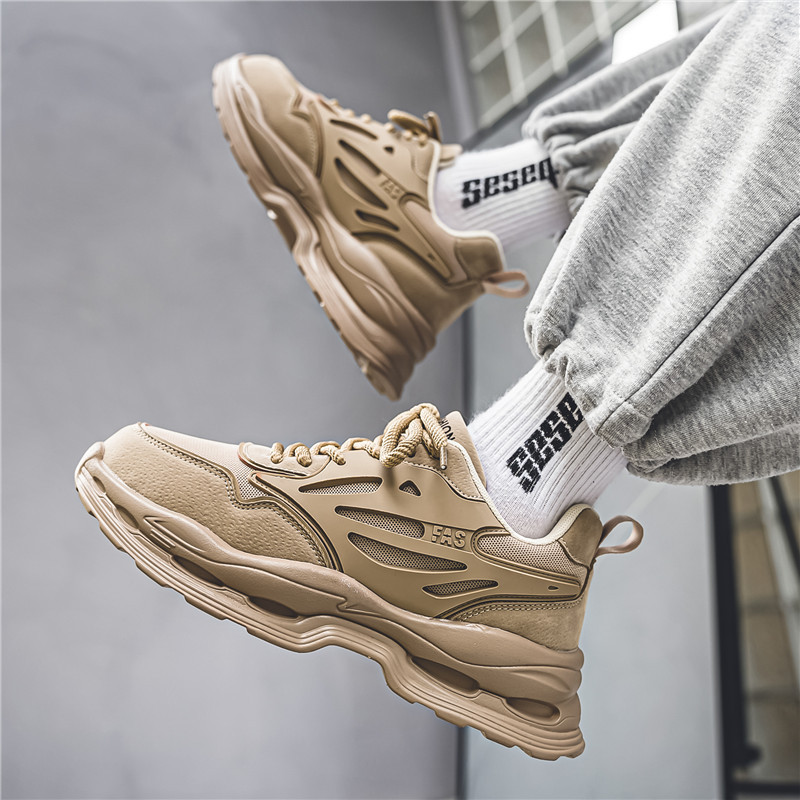 Nove muške tenisice Modne muške cipele za slobodno vrijeme Four Seasons Ventilate Zapatos Para Hombres Protuklizne muške cipele za trčanje s debelim potplatom