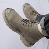 New Men Outdoor Hiking Ορειβασία Οδήγηση Desert Boots Work Sneakers Workplace Construction Βιομηχανικά αντιολισθητικά μποτάκια