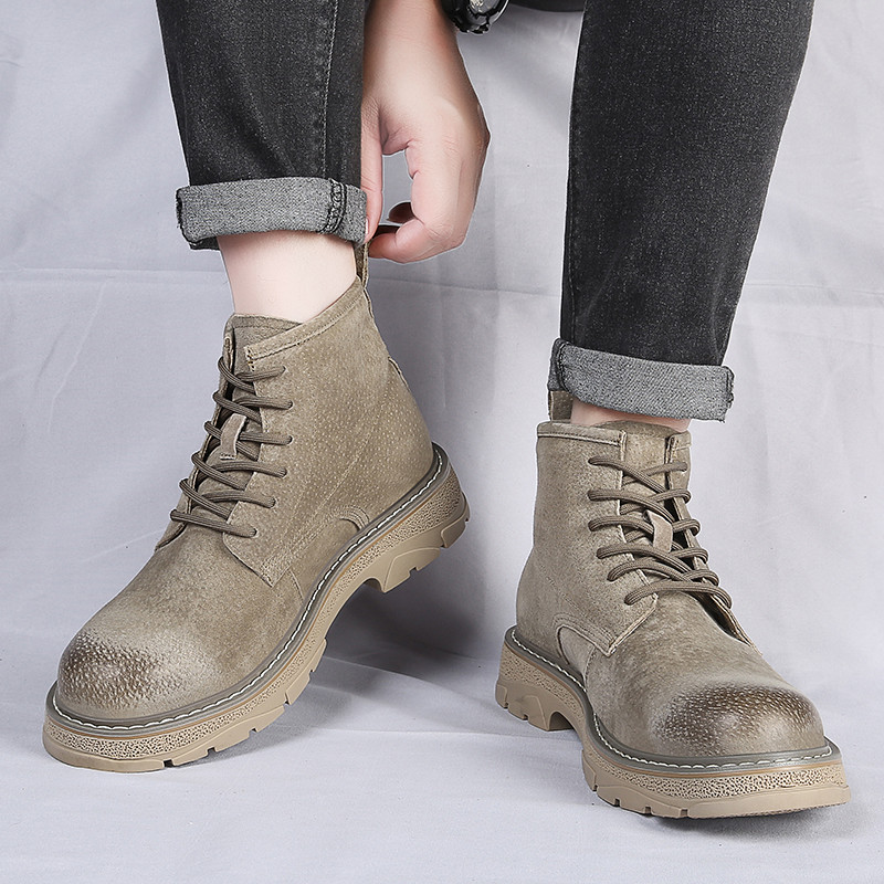 New Men Outdoor Hiking Ορειβασία Οδήγηση Desert Boots Work Sneakers Workplace Construction Βιομηχανικά αντιολισθητικά μποτάκια