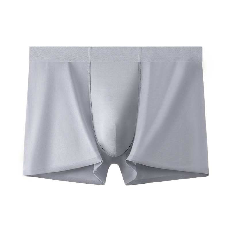 Ανδρικά εσώρουχα Ice Silk Boxer Αναπνεύσιμα εσώρουχα Ανδρικά καλοκαιρινά μπόξερ Άνετα μονόχρωμα σορτς μπικίνι χωρίς ραφή