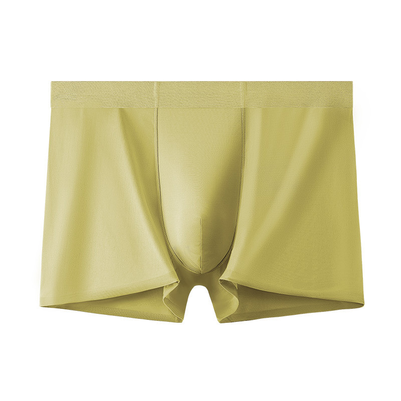 Ανδρικά εσώρουχα Ice Silk Boxer Αναπνεύσιμα εσώρουχα Ανδρικά καλοκαιρινά μπόξερ Άνετα μονόχρωμα σορτς μπικίνι χωρίς ραφή