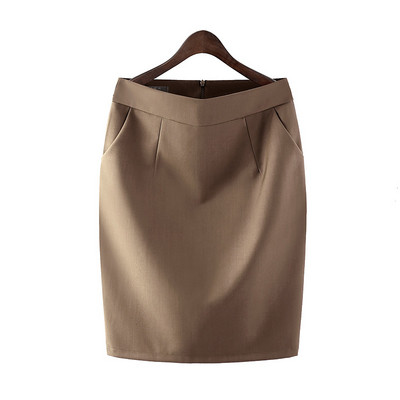 Με τσέπες Work Wear Ψηλόμεση Μίνι επίσημες φούστες 7 μεγεθών Γυναικείο γραφείο Lady OL 11COLOR Bodycon Vintage Μαύρη Pencil Φούστα c49