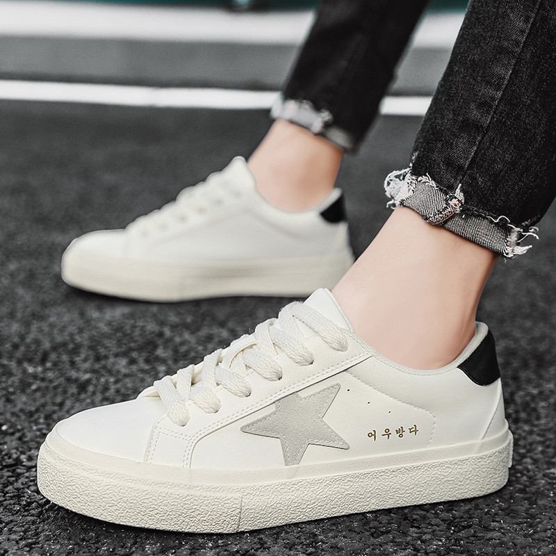 Primavara Casual Varf rotund Plat cu sireturi Moda in aer liber Anti-alunecare Respirabil Confortabil Fund moale Tendință asortată Tendisi bărbați