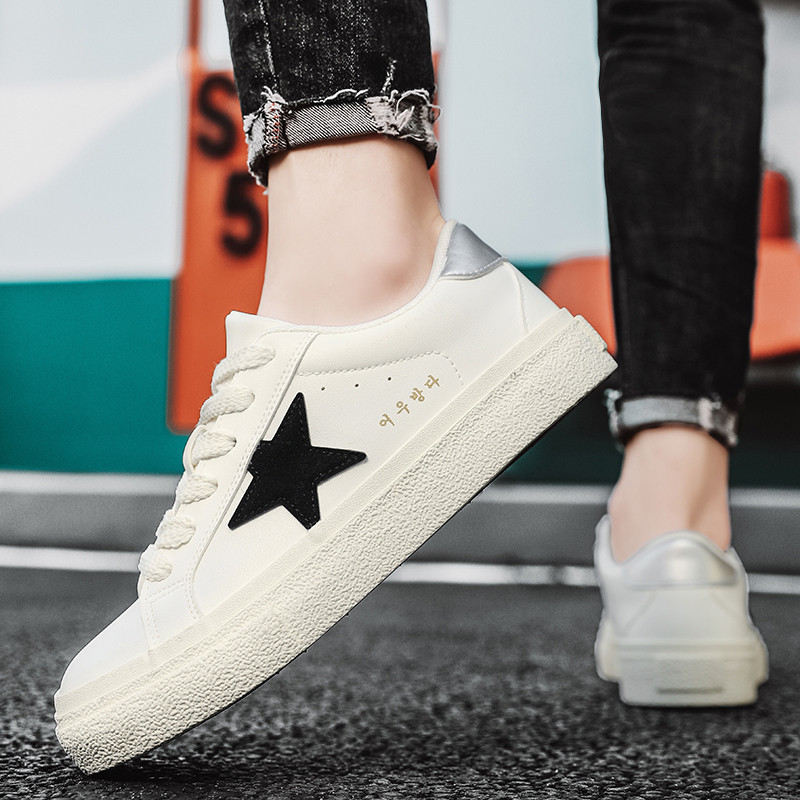 Primavara Casual Varf rotund Plat cu sireturi Moda in aer liber Anti-alunecare Respirabil Confortabil Fund moale Tendință asortată Tendisi bărbați