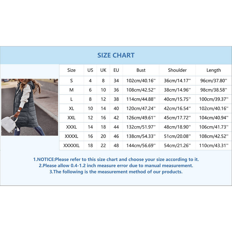 Prsluk Ženski S-5XL Pamučni kaput bez rukava 2023. Jesen Zima Nova moda temperamenta Dugi tanak lagani tanki prsluk s kapuljačom