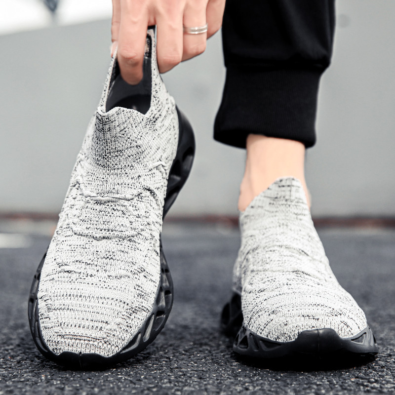 Ανδρικά αθλητικά παπούτσια 2023 Διχτυωτό αναπνεύσιμο μοντέρνο κορδόνι Ελαφρύ μαύρο Walking Μεγάλο μέγεθος ανδρικό παπούτσι τένις Zapatillas Hombre Μέγεθος 39-47