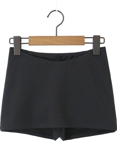 2023 Summer Y2K V Mini-fustă cu talie joasă, cu căptușeală scurtă, sexy, linie A, pachet șolduri, mini scurtă, patinaj, petrecere, negru maro