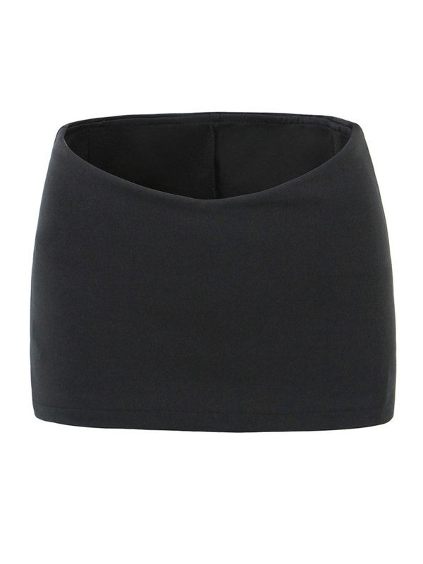 2023 Summer Y2K V Mini-fustă cu talie joasă, cu căptușeală scurtă, sexy, linie A, pachet șolduri, mini scurtă, patinaj, petrecere, negru maro