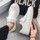 Cipele za muškarce 2023. Nove proljetne cipele s ravnim dnom na vezanje Ležerne vanjske protuklizne modne svestrane prozračne tenisice za muškarce