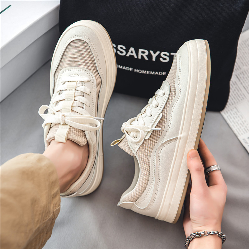 Cipele za muškarce 2023. Nove proljetne cipele s ravnim dnom na vezanje Ležerne vanjske protuklizne modne svestrane prozračne tenisice za muškarce