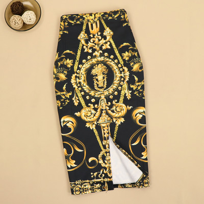 25 μοντέλα Καλοκαιρινή Γυναικεία Γυναικεία Διάσημη Pencil Φούστα με στάμπα ψηλόμεσο λεπτό σώμα Midi Vintage Y2K Κορεάτικο Γυναικείο Falda