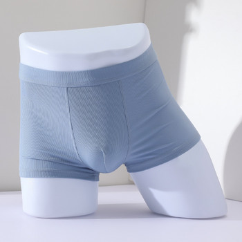 Секси бельо Мъжки боксерки Midi Rise Panties Мъжки плътни дишащи торбички Долни гащи Cueca Soft Висококачествени бикини мъжки