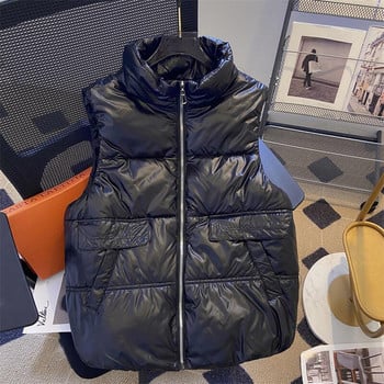 Down Sustans Vest Plus Size Tank Tops Γυναικεία Ρούχα Χειμερινά Φαρδιά Casual Γιλέκο Μόδα Αμάνικο σακάκι μασίφ παλτό