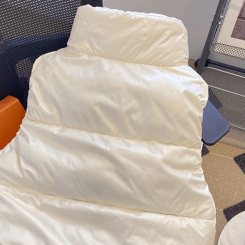 Vestă cu puf Sustans Plus Size Tank Tops Îmbrăcăminte pentru femei Iarna Vestă ocazională la modă Jachetă fără mâneci Jachetă solidă