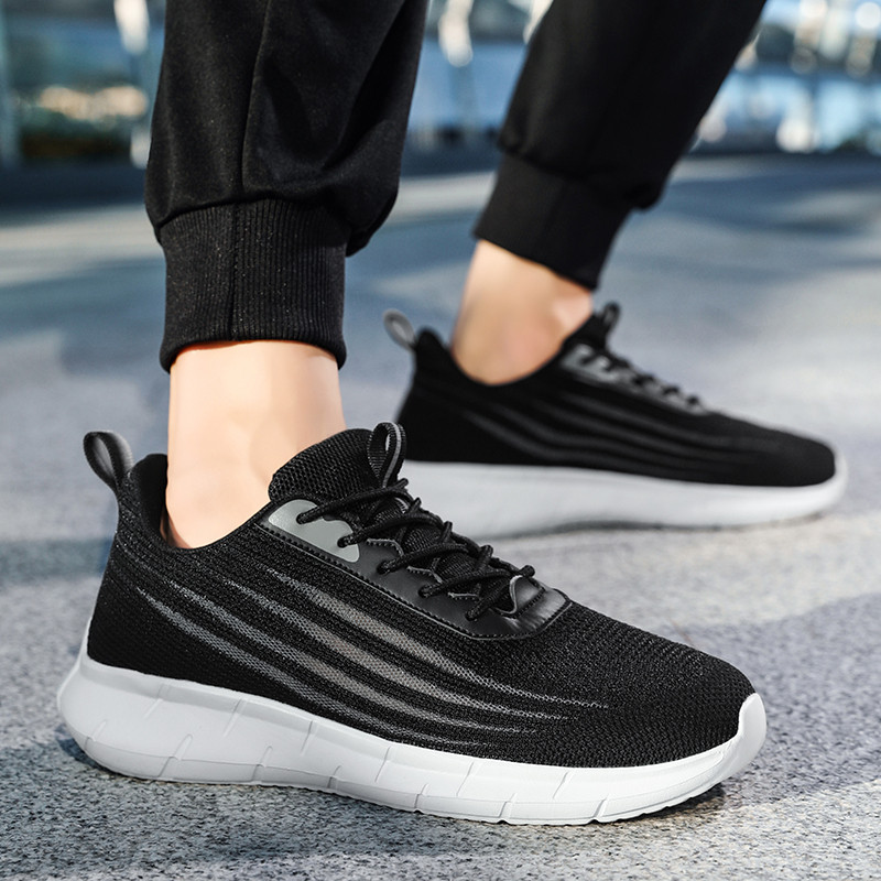 Ανδρικά παπούτσια Vulcanize 2023 Εξαιρετικά ελαφριά αναπνεύσιμα κορδόνια Μαλακά ελαστικά υφαντά, περιστασιακά, αντιολισθητικά, αναπνέοντα αθλητικά παπούτσια