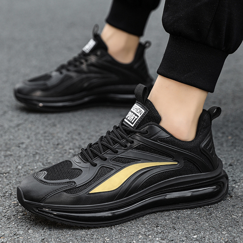 2023 Pantofi noi pentru bărbați de vară, fund moale, ocazional, la modă, plasă respirabilă, pantofi de alergare, pantofi de alergare pentru bărbați solidi, vulcanizați