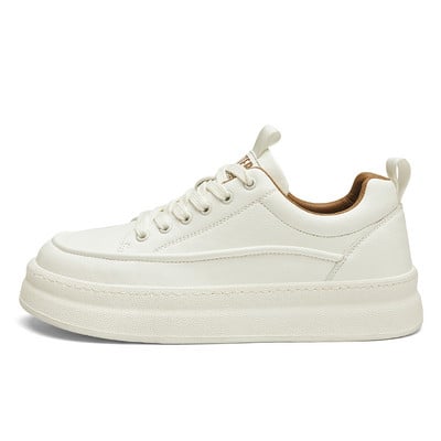 Nové ploché šnurovacie tenisky s okrúhlou špičkou, ležérne, módne, outdoorové, protišmykové, priedušné, pohodlné, univerzálne, trendy, pánske vulkanizované topánky