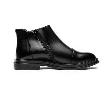 Боти до глезена Мъжки ботуши Модни обувки Adulto Мъжки обувки Chelsea от кожа Бизнес официални обувки Класически ежедневни кожени ботуши