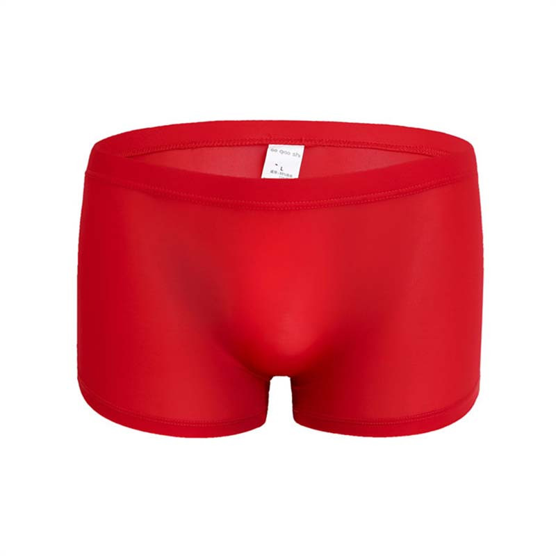Ανδρικά κιλότα Ανδρικά εσώρουχα από μετάξι πάγου χωρίς ραφή μονόχρωμα εξαιρετικά λεπτά αναπνεύσιμα μποξερ σορτς για ανδρικά σώβρακα Μπόξερ σορτς