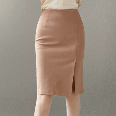 Fuste creion de birou în stil simplu pentru doamne, elegante, toate se potrivesc, cu talie înaltă, fuste subțiri, pentru femei, clasice, vintage, casual