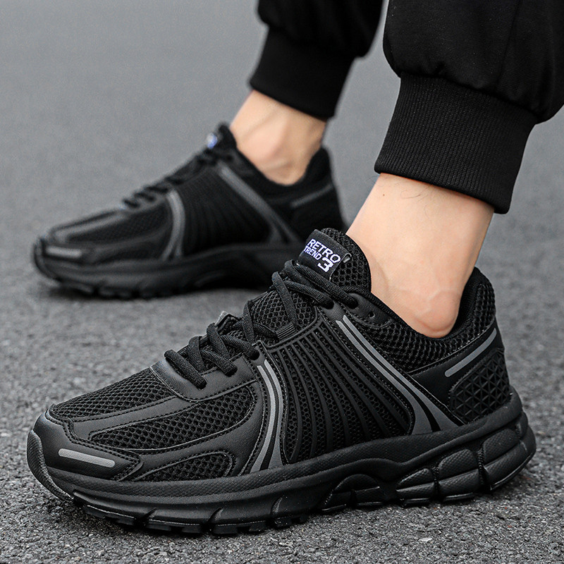 2023 Νέα Ανδρικά Παπούτσια Ανδρικά παπούτσια για τρέξιμο για μασάζ Ανδρικά παπούτσια για τρέξιμο που αναπνέουν με δίχτυα, αντιολισθητικά και ανθεκτικά