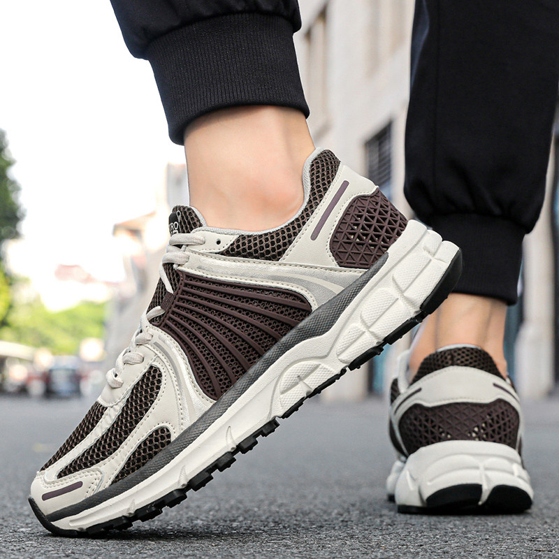 2023 Νέα Ανδρικά Παπούτσια Ανδρικά παπούτσια για τρέξιμο για μασάζ Ανδρικά παπούτσια για τρέξιμο που αναπνέουν με δίχτυα, αντιολισθητικά και ανθεκτικά