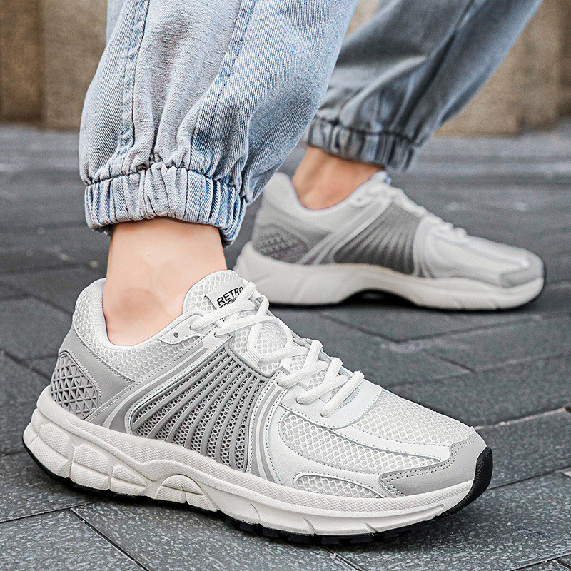 2023 Νέα Ανδρικά Παπούτσια Ανδρικά παπούτσια για τρέξιμο για μασάζ Ανδρικά παπούτσια για τρέξιμο που αναπνέουν με δίχτυα, αντιολισθητικά και ανθεκτικά