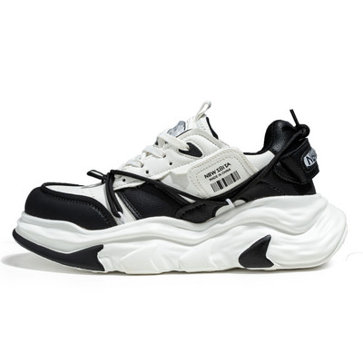 Modne tenisice Lagane muške cipele za slobodno vrijeme Prozračna muška obuća Cipela za hodanje na vezanje Sportske tenisice za trčanje veće veličine