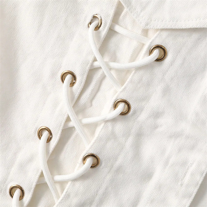 Jachetă de blugi pentru femei, primăvară și toamnă, la modă, alb, subțire, 2023, nou, versatil, elegant, de calitate superioară, pentru femei.