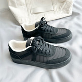 Muške vulkanizirane cipele Proljetne okrugle prste Čipkane ravne donje ležerne neklizajuće udobne meke donje svestrane trendi cipele za muškarce