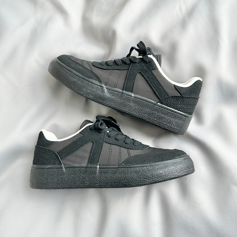 Muške vulkanizirane cipele Proljetne okrugle prste Čipkane ravne donje ležerne neklizajuće udobne meke donje svestrane trendi cipele za muškarce