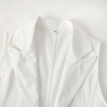 Τζιν γιλέκο Γυναικείο μπουφάν Άνοιξη και Φθινόπωρο 2023 Νέο Άνετο Ευέλικτο Γυναικείο Κομψό Κομψό Γυναικείο παλτό