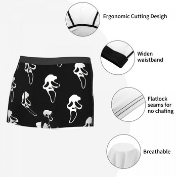 Scream Sidney Prescott Film Horror Slasher Ghost Face Underpants Homme Panties Man Underwear Sexy Shorts Boxer Briefs