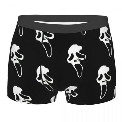Scream Sidney Prescott Film Horror Slasher Ghost Face Chiloți Homme Chiloți Lenjerie de corp pentru bărbați Pantaloni scurți sexy Boxer
