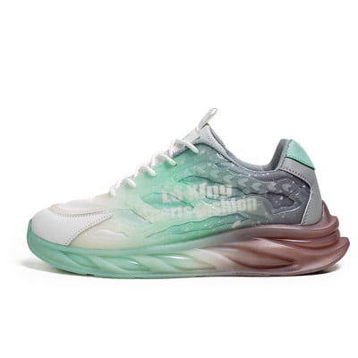 2023 Nové jarné šnurovacie priedušné tenisky pre mužov, ležérne vonkajšie, protišmykové, pohodlné, všestranné, plytké, vulkanizované topánky