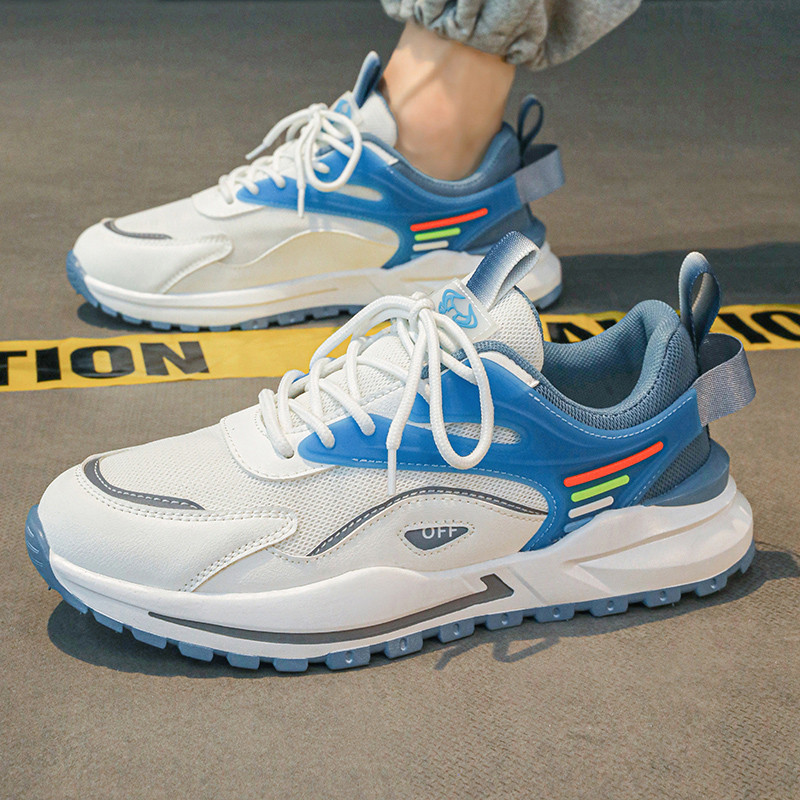 2023 Nové jarné ploché sieťované ležérne pánske tenisky, módne outdoorové, protišmykové, pohodlné, mäkké, priedušné, pevné topánky pre mužov