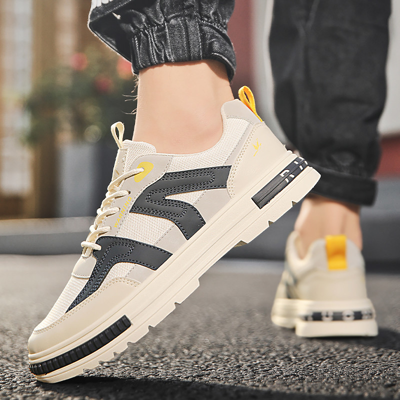 Pánske topánky 2022 Nové módne tenisky pre mužov Kožené topánky Pohodlné ľahké ležérne topánky Vonkajšia turistická obuv Plus Size