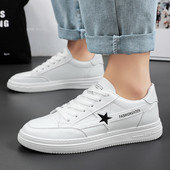 Proljetne, ležerne, okrugle vrhove, ravne donje strane, modne na vezanje, neklizajuće, dezodoransne, udobne, prozračne, svestrane muške tenisice