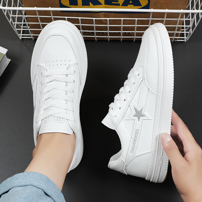 Proljetne, ležerne, okrugle vrhove, ravne donje strane, modne na vezanje, neklizajuće, dezodoransne, udobne, prozračne, svestrane muške tenisice