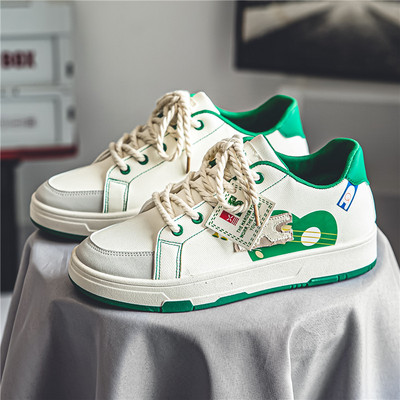 2023 Nou de primăvară cu fund plat șiret pentru bărbați un singur pantof casual în aer liber anti-alunecare confortabil talpă moale versatil pantofi solidi pentru bărbați