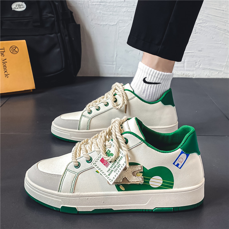 2023 Nou de primăvară cu fund plat șiret pentru bărbați un singur pantof casual în aer liber anti-alunecare confortabil talpă moale versatil pantofi solidi pentru bărbați